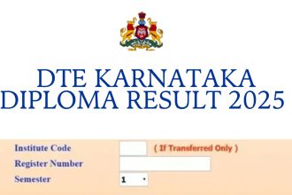 DTE Karnataka Diploma Results Declared 2025