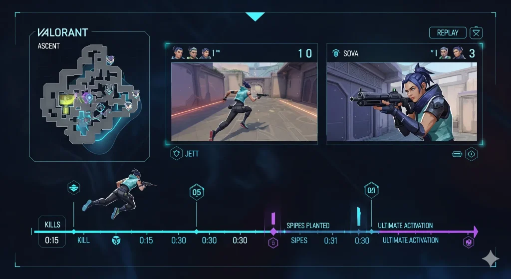 how to use replays in valorant